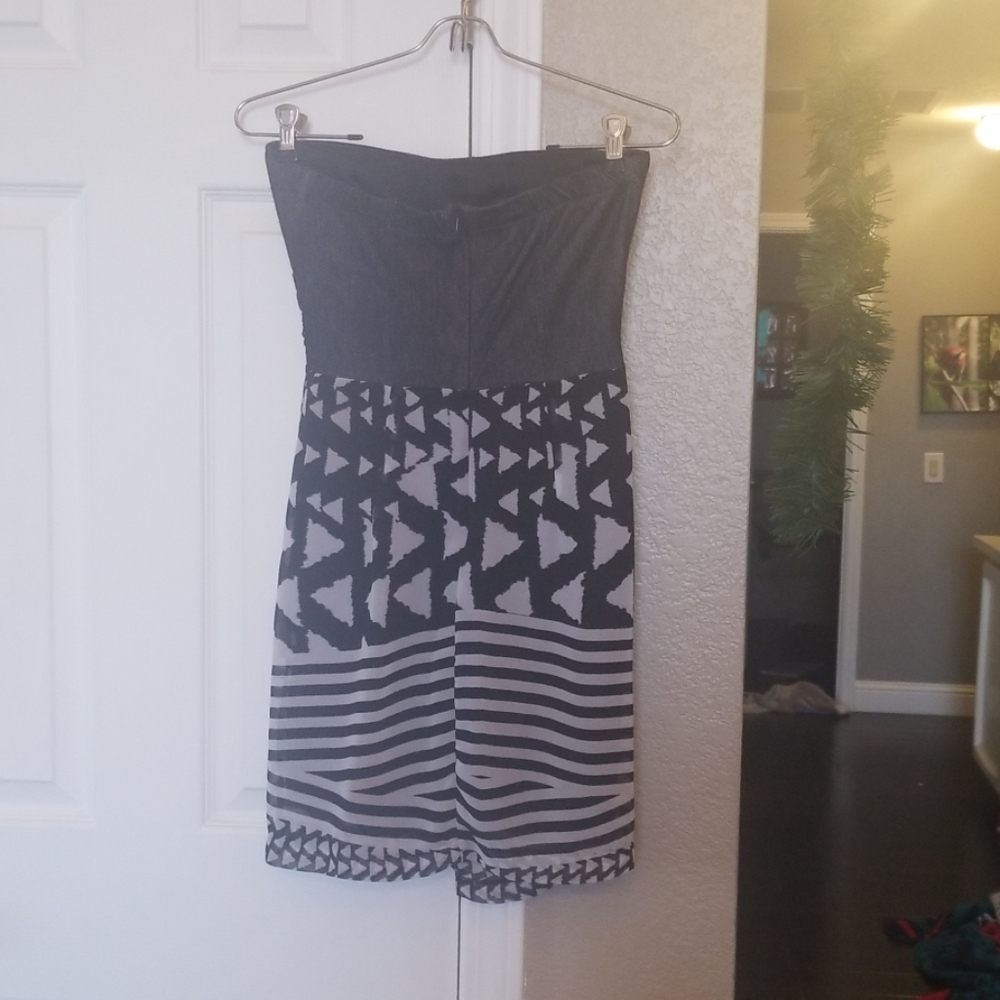 Strapless Party Dress - Picture 2 of 5